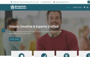 DesignHubs Ecommerce Pro (screenshot desktop)