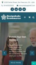 DesignHubs Ecommerce Pro (screenshot mobile)