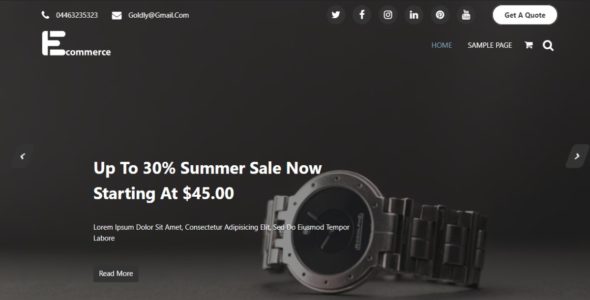 Ecommerce Goldly Pro (XeeShop)