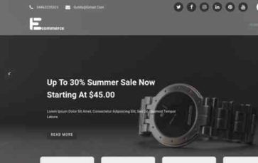 Ecommerce Goldly Pro (screenshot desktop)