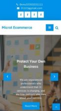 Microt Ecommerce Pro (screenshot mobile)