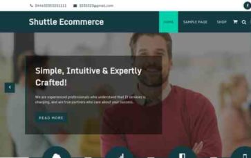 Shuttle Ecommerce Pro (screenshot desktop)