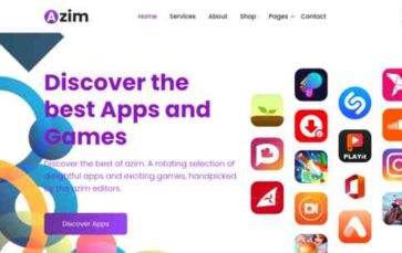 Azim (YeahTheme) (screenshot desktop)
