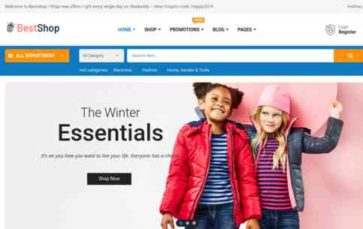 Screenshot Desktop BestShop (screenshot desktop)