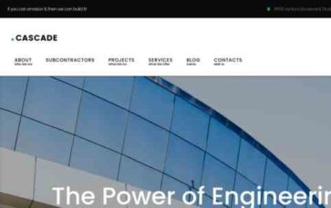 Cascade (Zemez) (screenshot desktop)