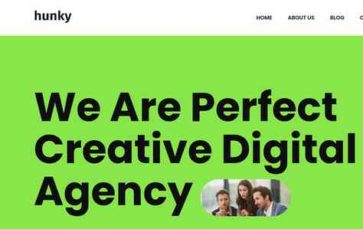 Hunky Multipurpose (screenshot desktop)