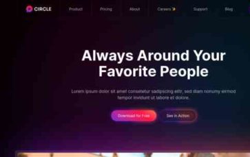 Circle (YOOtheme) (screenshot desktop)