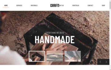 Craft (YOOtheme) - (screenshot desktop)