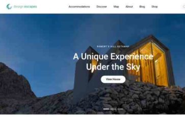 Design Escapes (screenshot desktop)