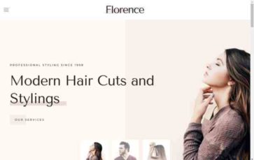 Florence (YOOtheme) (screenshot desktop)