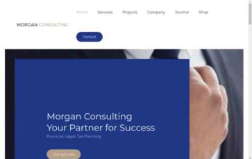 Morgan Consulting (screenshot desktop)