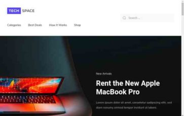 Tech Space (screenshot desktop)