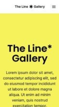 The Line Gallery (screenshot mobile)