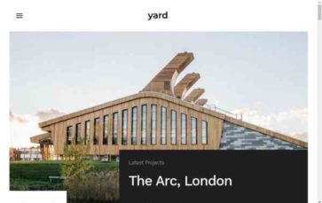 Yard (YOOtheme) - (screenshot desktop)