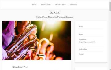 Djazz (screenshot desktop)